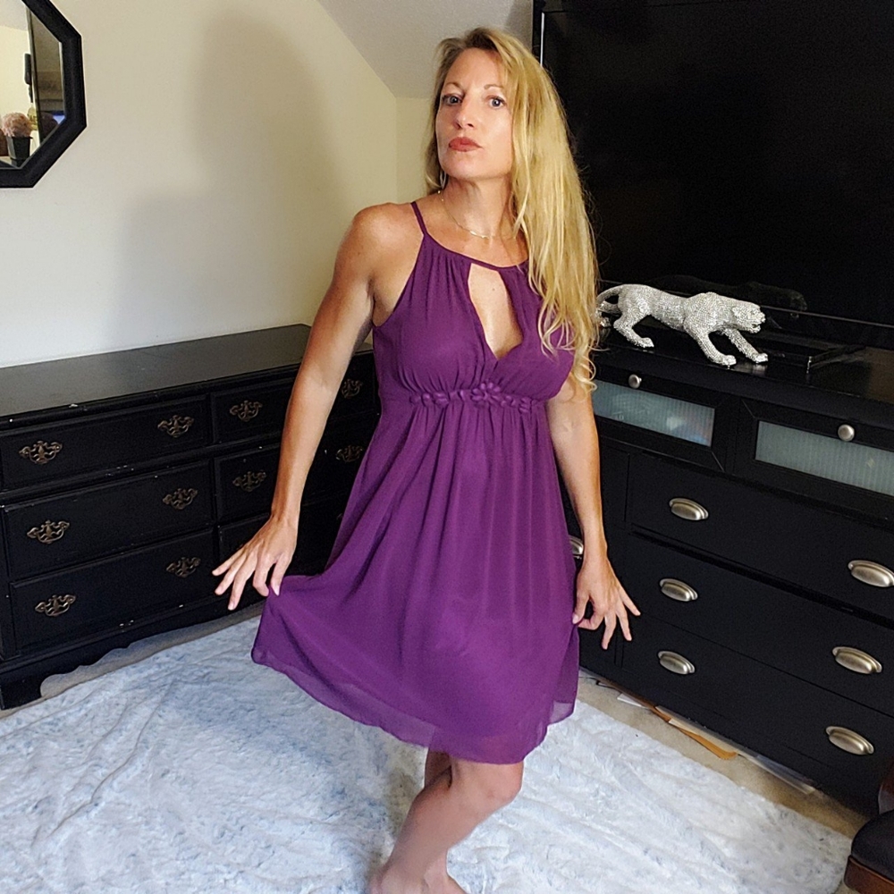 5TH Culture Purple Dress Small